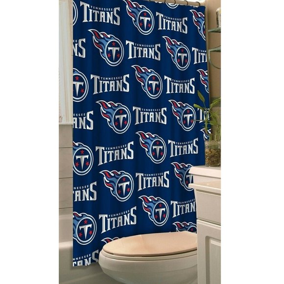 Northwest Accessories Tennessee Titans Graphic Logo Fabric Shower